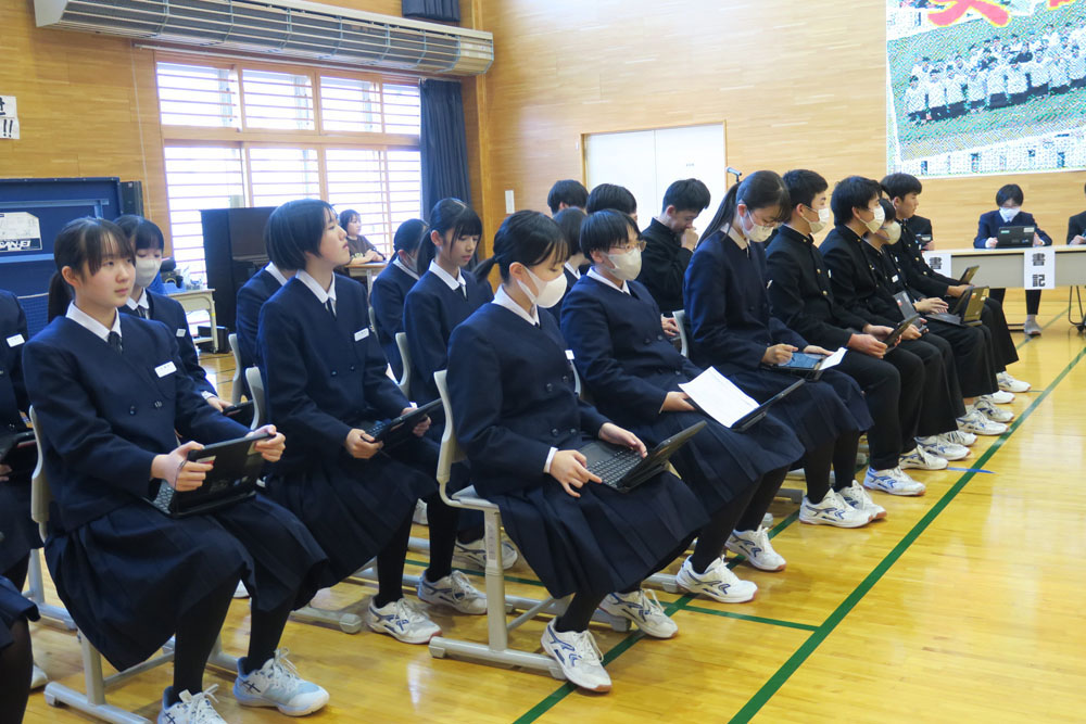 後期生徒総会の様子4